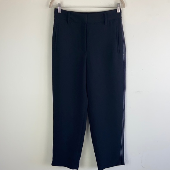 Wilfred Black Jallade Side Stitch Pants Size 8 NO BELT - Picture 4 of 13